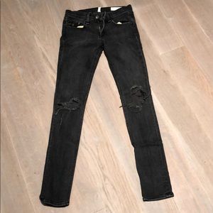 Rag and Bone Black Jeans